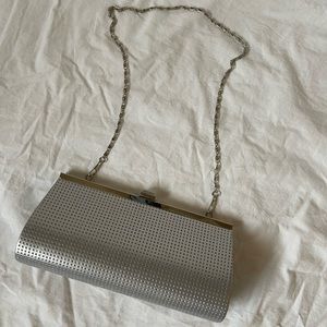 Small Silver Clutch